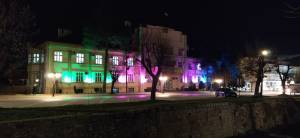 Зградата на Општина Битола во боите на Денот на ретките болести