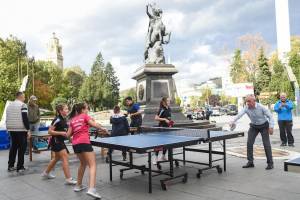 Пинг-понг на отворено во чест на Денот на ослободувањето на Битола