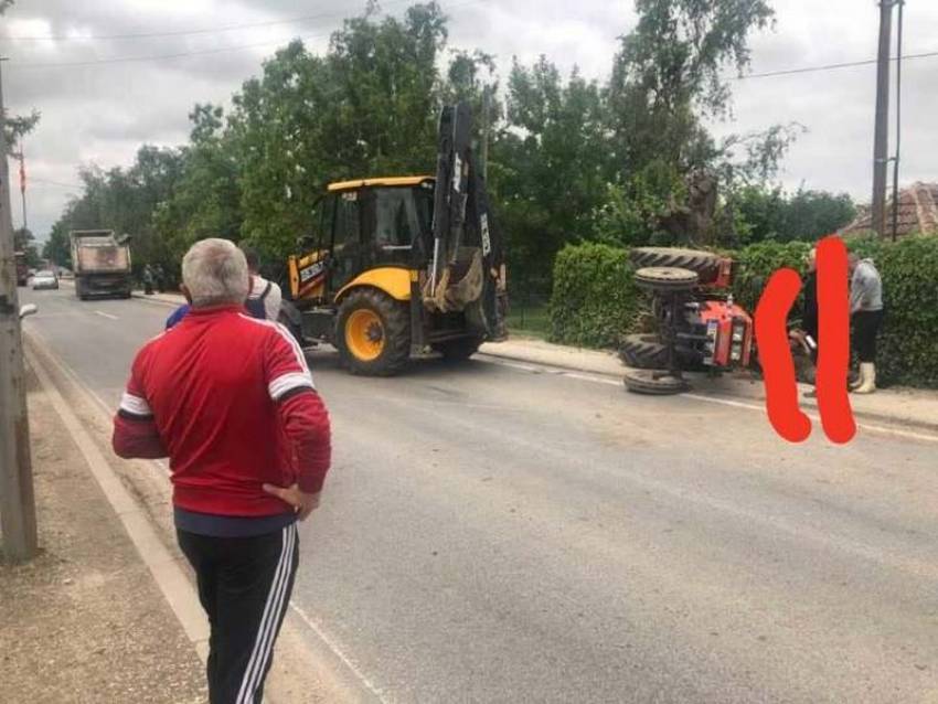 Во вчерашната сообраќајка во Новаци повреден 71 годишен тракторист