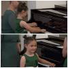 Петгодишната Ања Гроздановски од Битола најмладата пијанистика на Безендорферот во Офицерски