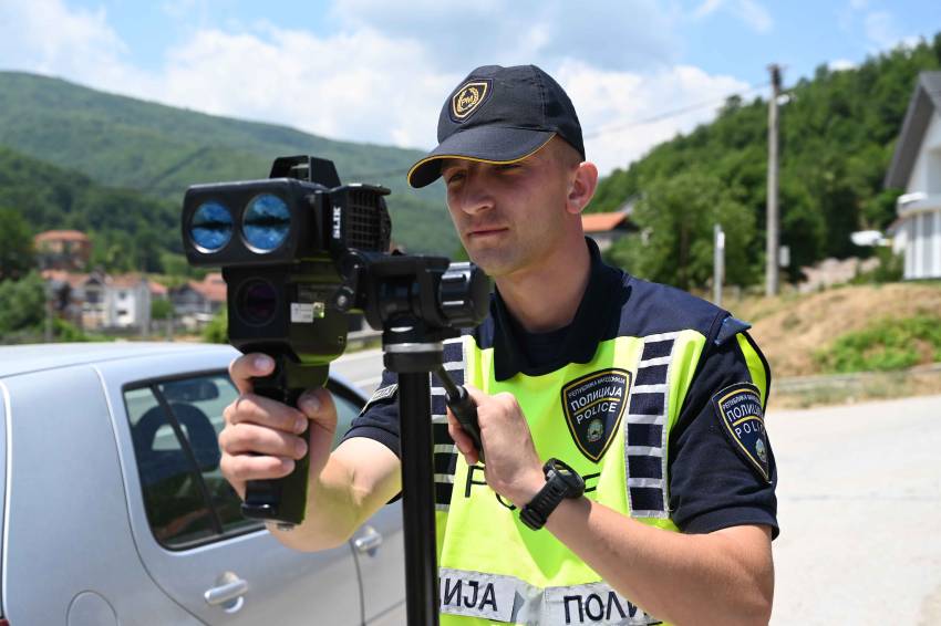 85 возачи санкционирани попладнево за  пребрзо возење на територија на СВР Битола