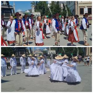 (ВИДЕО) Полски и колумбиски ансамбли дел од уличниот перформанс Музика на Широк Сокак